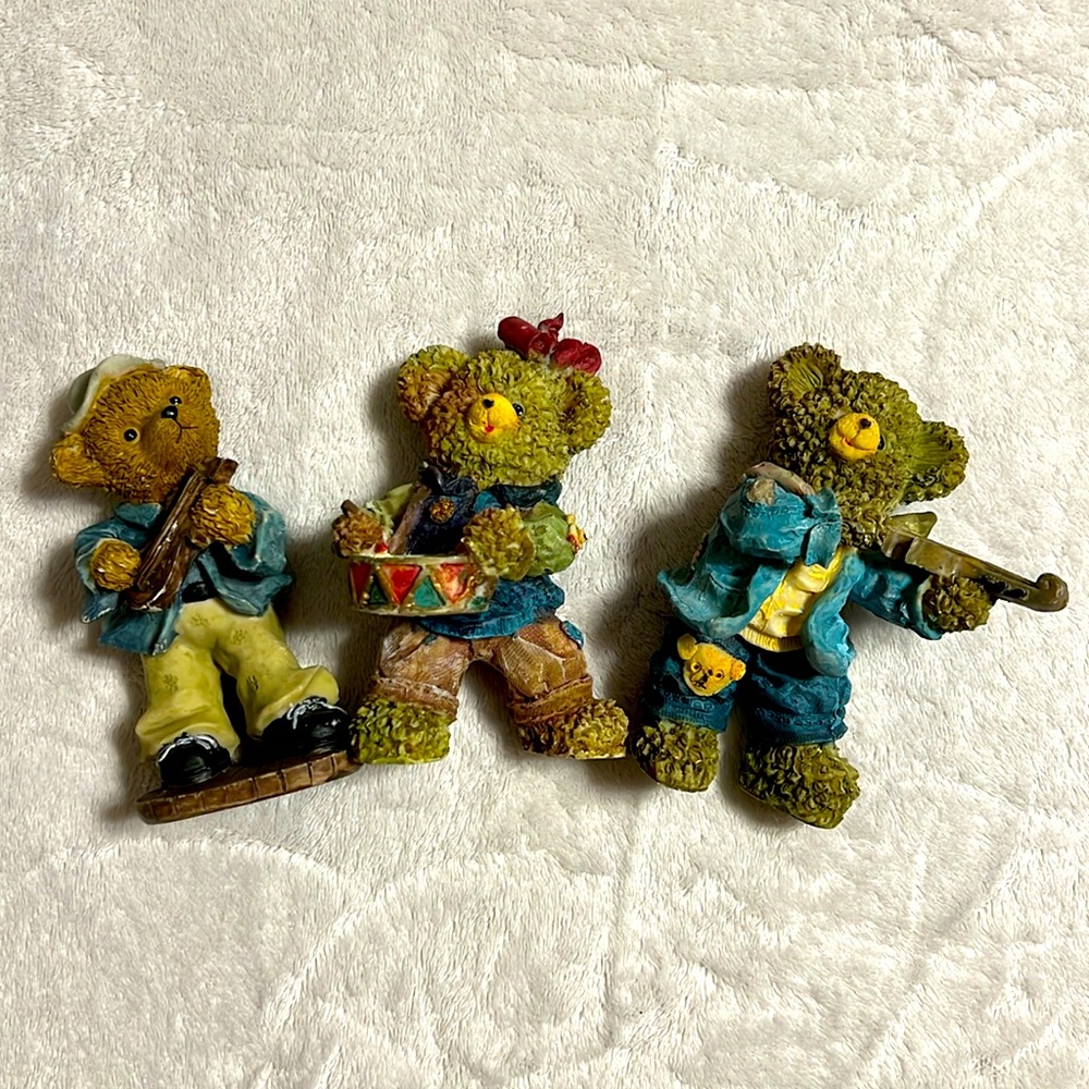 Tree Musical Bears 🐻🐻🐻. Plastic Figurines